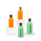 Colorful Gloosy Glass Cosmetic Serum Dropper Bottle Skincare 20ml 30ml 60ml