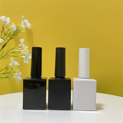 O vidro de garrafa do verniz para as unhas da prova 8ml 10ml do escape galvanizou a prata